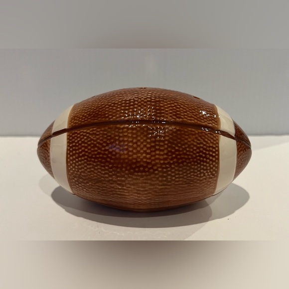 SOLD!! ARE YOU READY FOR SOME FOOTBALL?? 2 Cute Gnomes and LED Ceramic Football - Picture 5 of 7